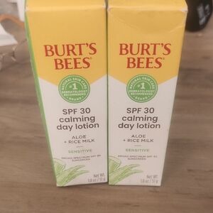 Burt's Bees Calming Day Lotion with Aloe and Rice Milk - Set Of 2